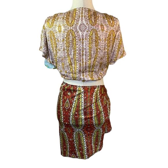 Anthropologie 2 Piece Wrap Cover Up Set | Size S - Picture 4 of 9